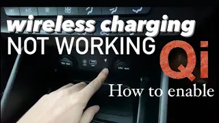 Wireless Charging not working Hyundai Tucson - How to enable #wirelesscharging #hyundaitucson