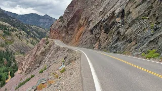 Million Dollar Highway from Ouray to Silverton, Colorado