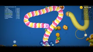 Worms Zone.io #001 Best Snake zone io Gameplay | Saamp wala game | Snake Game 2024 | Rắn Săn Mồi