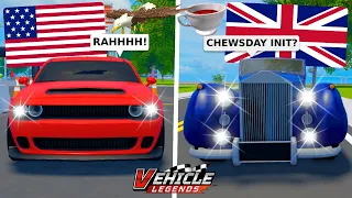 How Different COUNTRIES Play Vehicle Legends!