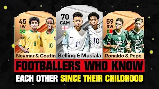 FOOTBALLERS Who Know Each Other Since CHILDHOOD! 😱🔥 ft. Bellingham & Musiala, Ronaldo & Pepe...