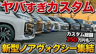 【新型ヴォクシー ノア 】ヤバすぎカスタム集結！オフ会したらオーナーのこだわりが凄かった…【TOYOTA NOAH  VOXY 90】