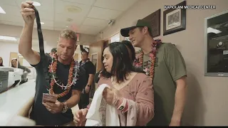 Backstreet Boys visit super fan at Kapiolani Medical Center