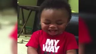 Baby Laughs When Mom Says "Donkey"