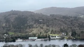 12 Squadron Typhoons (Wolf Flight) past Gummers How / into Lake Windermere 24,03,23