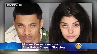 Man, Woman Arrested After Police Chase In Stockton