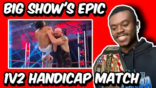 BIG SHOW VS. ANDRADE & ANGLE GARZA HANDICAP MATCH!!! | REACTION (WWE RAW 6/29/20)