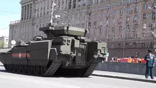 May 7, 2015 - Moscow parade rehearsal, T-15 in trouble part 3