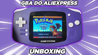 "Gameboy Advance" BARATO do Aliexpress | Game Station UNBOXING E PRIMEIRAS IMPRESSÕES