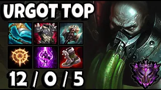 Urgot vs Vayne [ TOP ] Lol Korea Master Patch 11.12 ✅