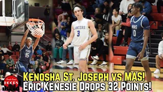 Kenosha St. Joseph Upsets MAS! Eric Kenesie Drops 32 Points In Win!