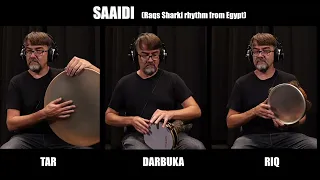Saaidi Multitrack Drum Demo: Darbuka, Riq, Tar