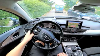 Audi A6 C7 2.0 tdi 177HP Multitronic (2013) POV Test Drive & Acceleration 0-100 | 4K #198