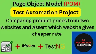 POM - Test Automation Project | #automationtester #seleniumjava #seleniumwebdriver