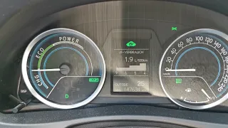 Toyota Auris Hybrid !!! Mit den Verbrauch habe ich nicht gerechnet XY9777