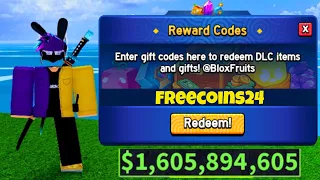 *NEW* ALL WORKING CODES FOR BLOX FRUITS FEBRUARY 2024! | BLOX FRUITS CODES 2X EXP AND STAT RESETS