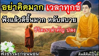 อย่าคิดมาก ใจเย็น คิดบวก ชีวิตบวก มีกำลังใจ🙏ฟังธรรมะก่อนนอน(811)26🙏