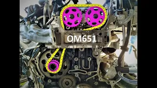 Výměna rozvodu Mercedes om651  /timing chain replacement om651 ARTMOTOR