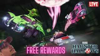 *NEW* Haunted Heatseekers LTM - Haunted Hallows FREE REWARDS  (Rocket League Season 1 PS4 GAMEPLAY)
