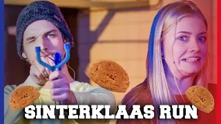 PEPERNOOT GEVECHT IN SINTERKLAAS RUN CHALLENGE?! | Dylan, Jill, Marije, Kaj | Challenges Cup #13