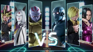 JUMP FORCE GAMEPLAY YUGI, KAGUYA, KANE VS PROMATHEUS, SANJI, HANCOCK