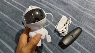 Lámpara de Astronauta Proyector de Estrellas y Galaxia - Unboxing Review Aliexpress