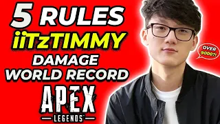 REACTING to iiTzTimmy Apex Legends Damage World Record! (24 Kills/9000 DMG)