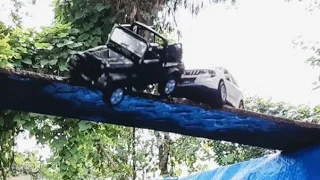 Race of Diecast Mahindra XUV 500 & Toy Thar | Diecast Car Accident | RC Excavator | Auto Legends |