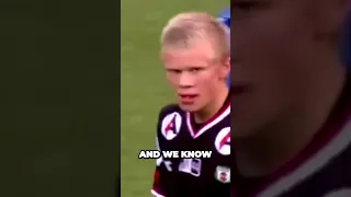 14 year old Erling Haaland was INSANE #shorts #shortvideo #viral #football