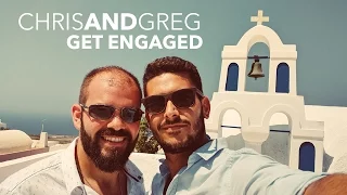 Chris asks Greg to Marry Him - Canadian Same Sex Marriage Proposal in Greece