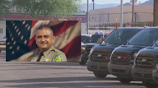 Procession underway to honor fallen MCSO Deputy