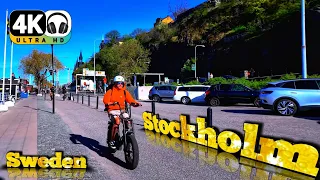 Stockholm relaxing Walk From Medborgarplatsen to Södermalm and Back to Gamla Stan/ 4k UHD / may 2024