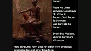Heart Sutra (Prajna Paramitha Hridaya Sutra) - lyrics Sanskrit and English