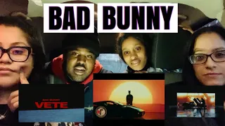 VETE - Bad Bunny ( Video Oficial ) (Reaction)