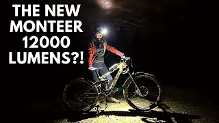 Testing the new brightest MTB light on the market! | Monteer 12000