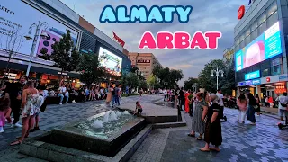 Arbat. Zhibek Zholy street. Almaty - 1 Minute Story NS