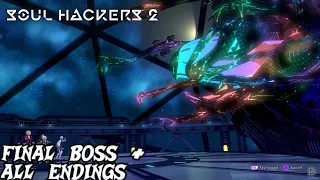 Soul Hackers 2 - Final Boss & All Endings (Normal & True)