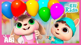 Balloon Song | Color Learning | Eli Kids Educational Songs & Nursery Rhymes