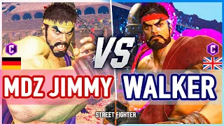 SF6 🔥 MDZ Jimmy (Ryu) vs Ending Walker (Ryu) 🔥 Street Fighter 6