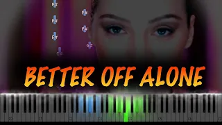 Alice Deejay - Better Off Alone Piano Tutorial