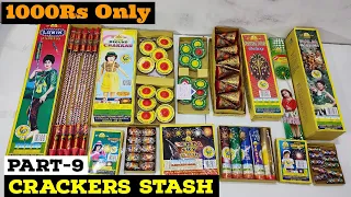 Diwali stash 2020 | Part-9 | 1000rs wala crackers stash | crackers stash 2020 | Crackers Experiment