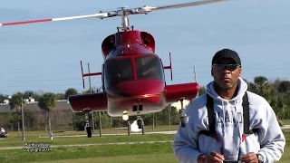 RC Scale Bell 222 Airwolf with Retracts up close