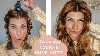 Locken mit Socken das Experiment - Locken ohne Hitze