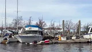 Authorities begin clearing scofflaw boaters from Oakland Estuary