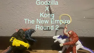 Godzilla X Kong The New Empire toy battle [Round 2]