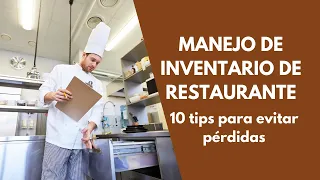 Control de Inventarios De Comida Para Restaurantes [10 Tips]