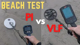 VLF vs PI Metal Detector Saltwater Beach Minelab Manticore Deus 2 Garrett Axiom Equinox 900 GPX 6000