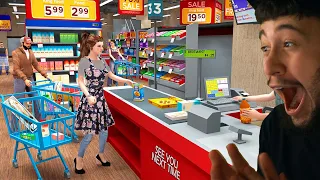 I found a get rich method! | Supermarket Simulator