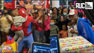 DaBaby Brings Spider Man To His Nephews Birthday Party