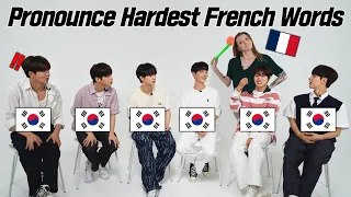 Korean Men Tries To Pronounce French Words l Can They Do It? ( Kpop Idol Drippin )